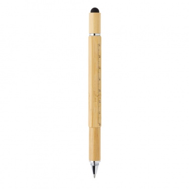 Logotrade promotional products photo of: Bamboo 5-in-1 toolpen